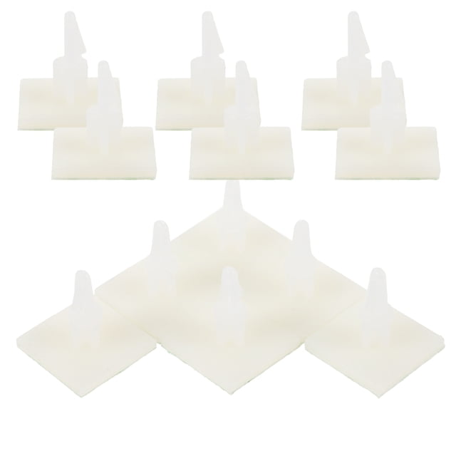 BRIGHTFUFU 1 Set Useful Standoffs For Isolation With White Plastic Column For Electronic Projects