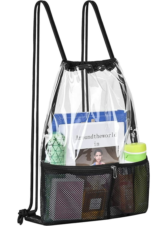 Clear Drawstring Backpacks