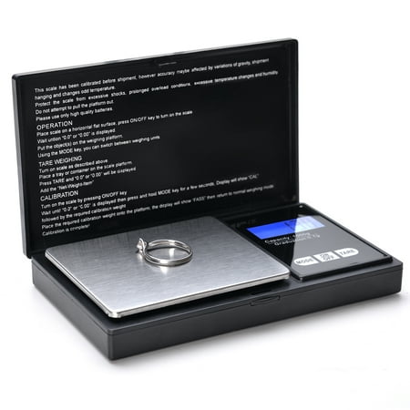 500g x 0.1 Gram Digital Portable Pocket Scale Jewelry / Cooking (Best Gram Scale App)