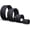 4-Pack Black, variant on Wheel Foam Roller – Targeted Back & Neck Relief, Lumbar Spine Stretcher, Spinal Decompression Back Stretcher, Massage Roller with Density Foam for Physical Therapy, Supports 500lbs, 4-Pack Black