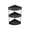 Black#2, variant on Corner Spice Rack 3 Tier Countertop Organizer,Triangular Desktop Storage Shelf for Kitchen Bathroom Vanity,Multi-Purpose Shelving Unit for Spices Cosmetics Toiletries,Sturdy Metal Frame Black