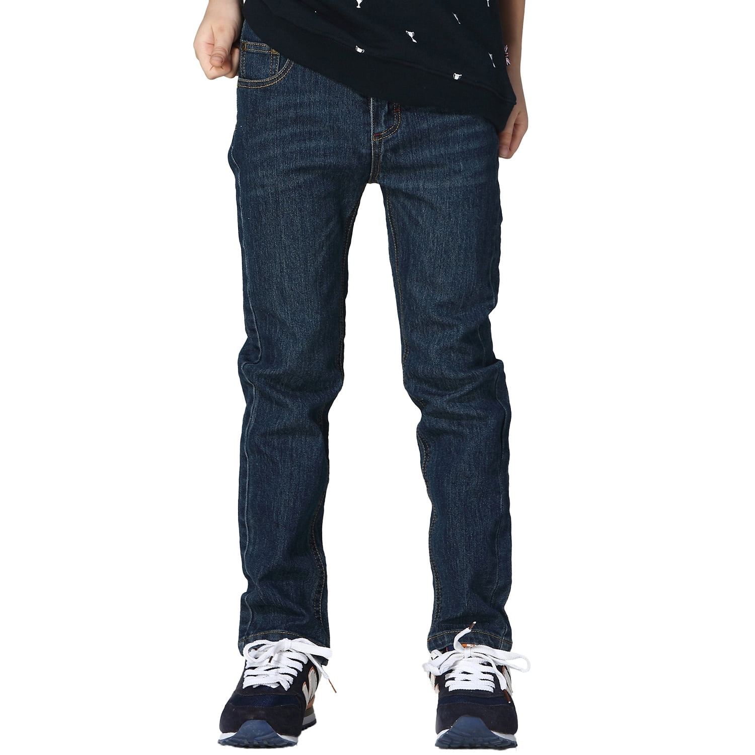 boys husky elastic waist jeans