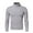 Light Gray, variant on TIHLMK Long Sleeve Tee Shirts for Men Fleece Pullover High Neck Solid Color Slim Long Sleeve Men's Bottoming Shirt