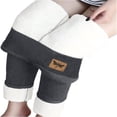 thumbnail image 1 of Medias de invierno con forro de lana Sherpa para mujer, medias elásticas de Cachemira gruesa de cintura alta, pantalones cálidos de felpa, 1 of 4