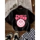 thumbnail image 1 of Girls Short Sleeve T-shirt Summer Casual Round Neck Printed Loose T-shirt Top, 1 of 6