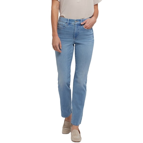 NYDJ womens Marilyn Heritage Glow Straight Leg Jean, 8