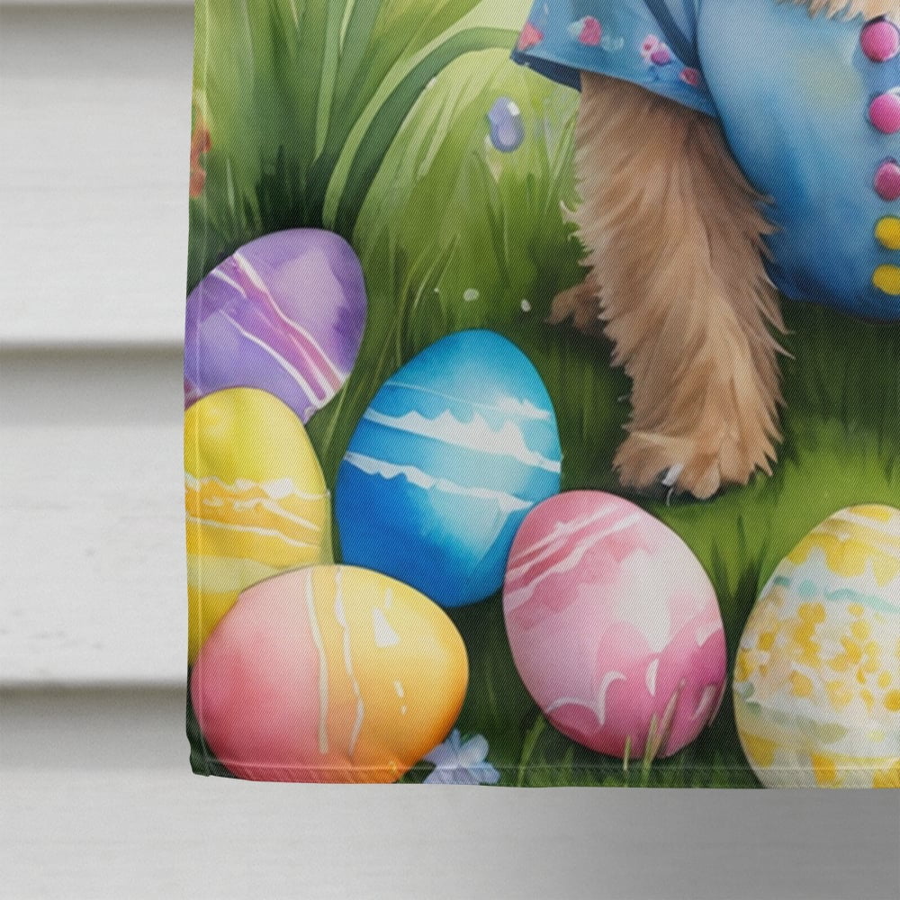 Cairn Terrier Easter Egg Hunt House Flag 28 in x 40 in