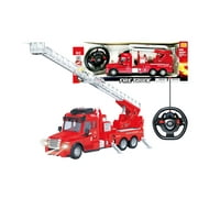 R/c Fire Rescue Truck With Light 14" Case Pack 12