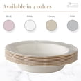 thumbnail image 3 of DISPOSABLE PLASTIC BOWLS | 12 oz - 20 PC | Vintage Collection | Cream, 3 of 6