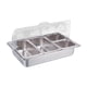 thumbnail image 5 of Plato de frotamiento Gloria juego de calentador de Buffet Acero inoxidable 4 ranuras, 5 of 9