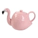thumbnail image 1 of Tetera de cerámica con diseño de flamenco, tetera para servir té, agua caliente, cafetera, tetera, jarra de té de cerámica, jarra para cocina casera perfecl tetera tetera, 1 of 7