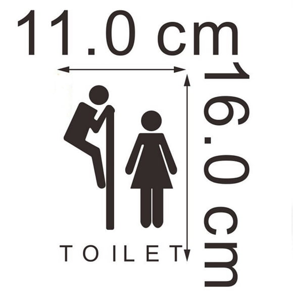Boyijia Removable Art Vinyl Wall Decal Toilet Sticker Home Mural