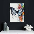 thumbnail image 5 of COMIO Framed Abstract Butterfly and Floral Canvas Wall Art Tree of Life Butterfly in Bloom Print for Aesthetic Poster Wall Decor, 5 of 5