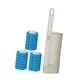 thumbnail image 5 of Cepillo de baño desechable, accesorios para inodoro, cabezales de repuesto para montaje en pared, mango largo Azul, 5 of 7
