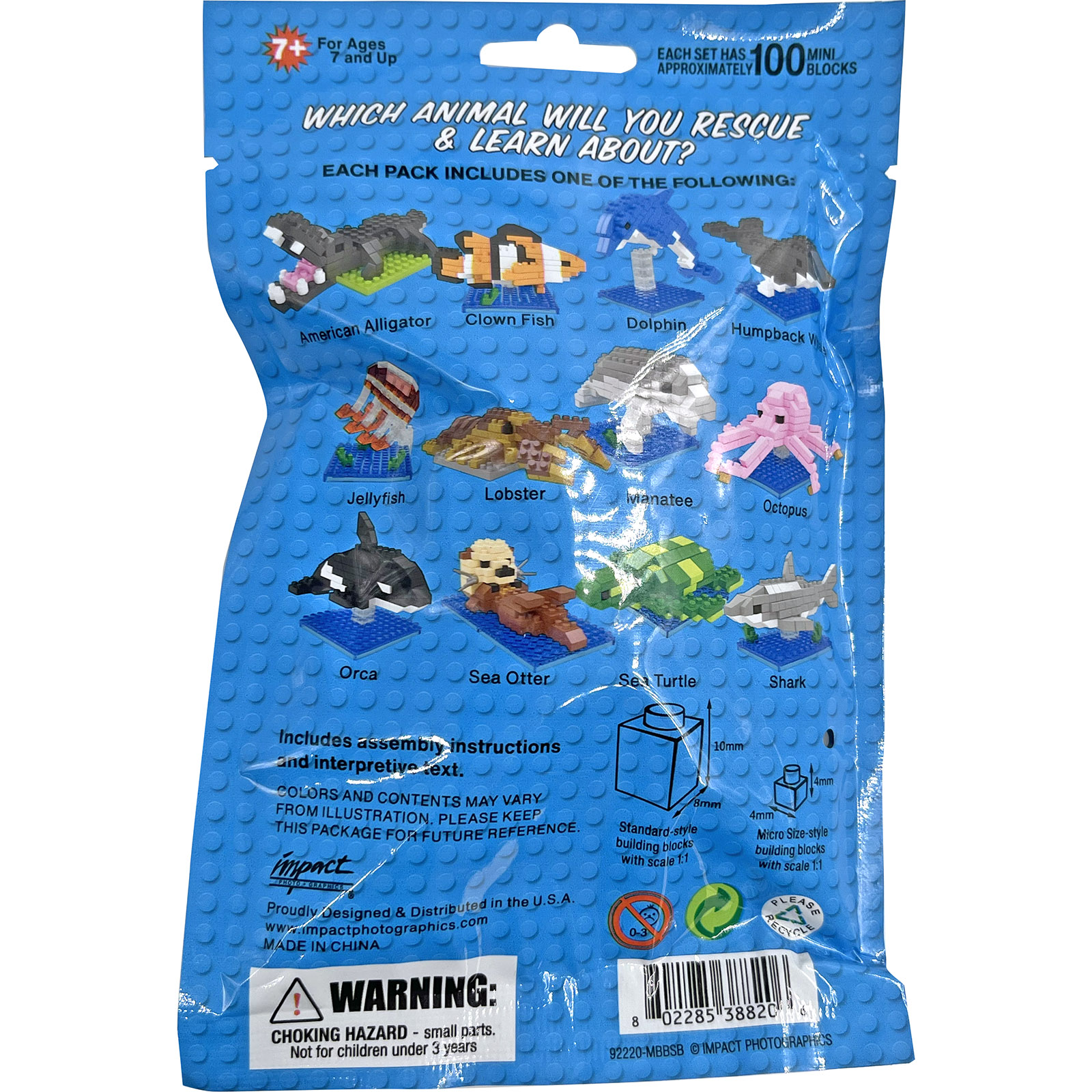 The Islander Group Collectible Marine Life Mystery Mini Building Blocks
