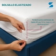 thumbnail image 3 of Protector de Colchón Impermeable (Waterproof) Individual Stefano Zanni – Ajustable, Suave y Lavable, 3 of 9