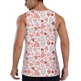 thumbnail image 3 of Xecao Hand Drawn Hearts Men's Tank Top Workout Quick Dry Sleeveless Gym Jogging Muscle Shirts Summer Swim Beach Tops, 3 of 9