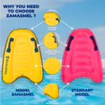 thumbnail image 2 of Tabla inflable para niños ZAMASMEL ligera y duradera, amarilla, 2 of 8