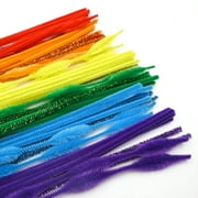 Hello Hobby Fuzzy Sticks, 60 Count, Assorted Multicolor Chenille Stems for Kids Crafts and DIY Projects
