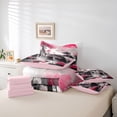 thumbnail image 6 of Homewish Sun Cherry Blossom 7-Piece Bedding Comforter Set,Japanese Sakura King Bedding Sets,Vintage Ink Painting Bed Sheets For Adult,Super Cozy Room Decor Reversible, 6 of 8