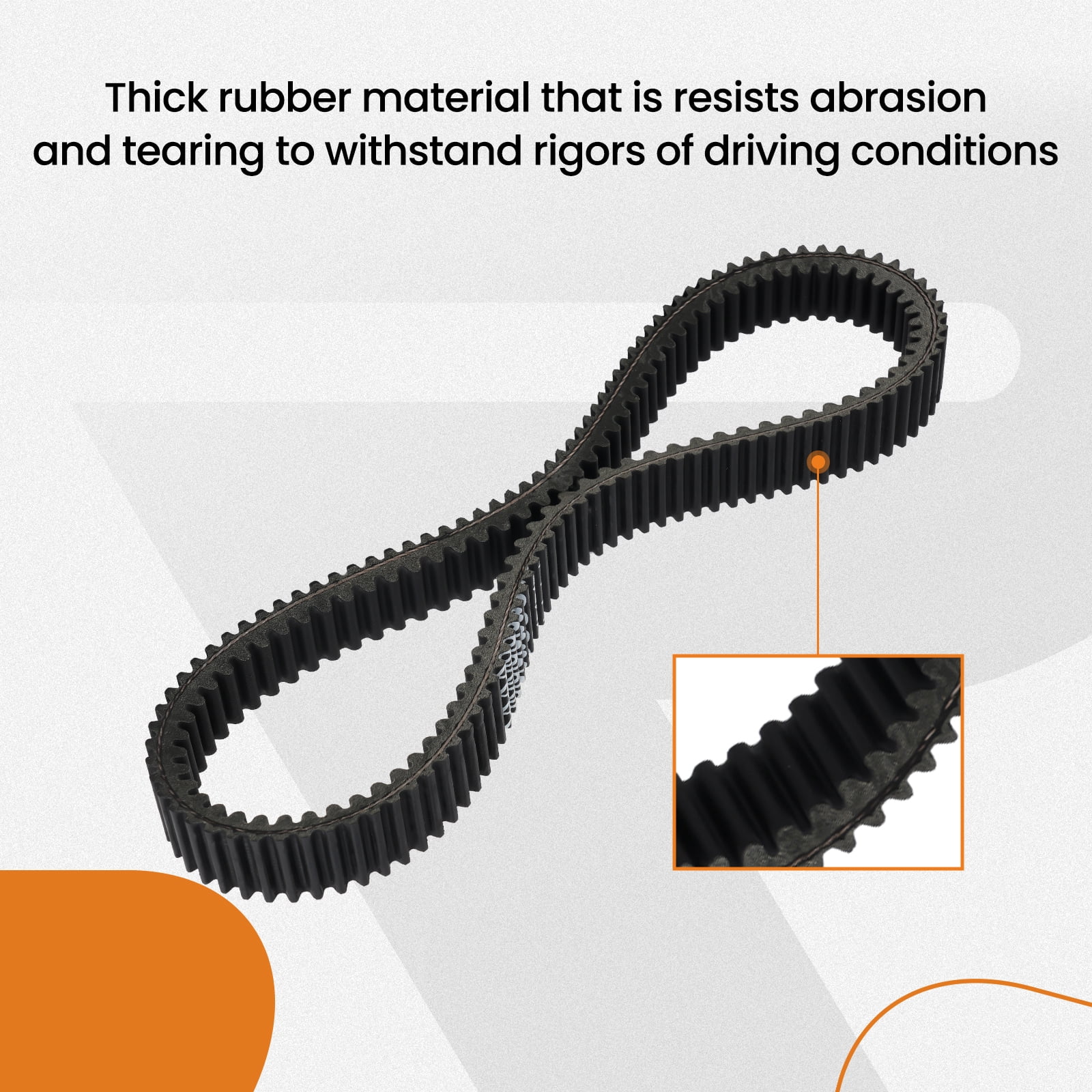 Maxpeedingrods 422280652 CVT Drive Belt for Can am Maverick X3 Turbo X XRS XMR MAX All Models 2017-2024, Heavy Duty CVT Belt Replace 49C4266 417300383 422280654 422280280
