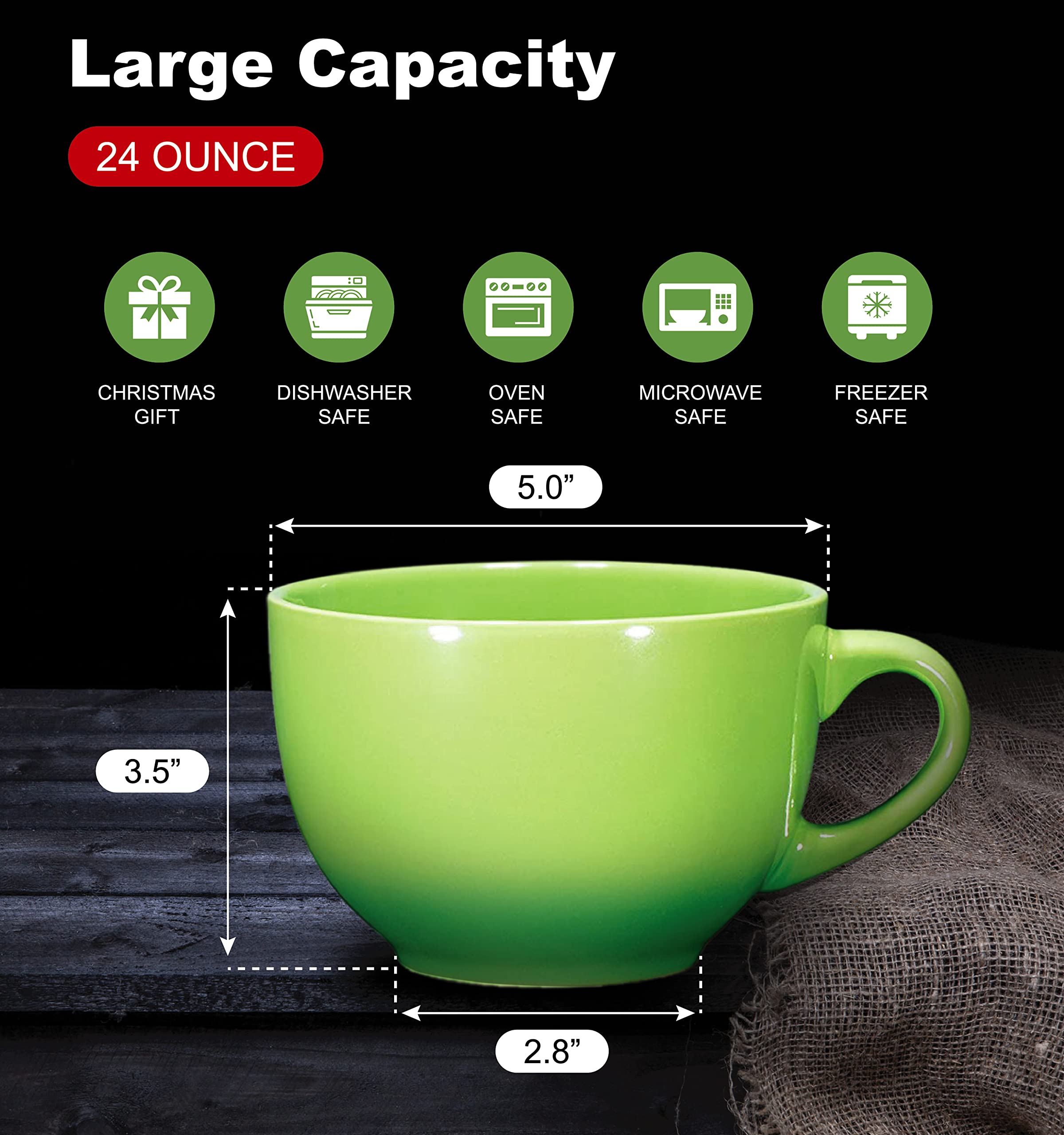 Tea Mug Large Ceramic Coffee Mug Jumbo Coffee Mugs Big Tea - Temu