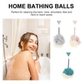 thumbnail image 2 of 1 set 3pcs bolas de ducha de ducha bolas de baño de doble color esponjas de baño de baño esponjas de baño de ducha, 2 of 6
