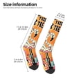 thumbnail image 2 of Logiee Halloween Flamingos Print Gift Stocking Stuffers,Adult Stockings,Novelty Socks,Funny Socks Birthday Running Walking Sleeping, 2 of 6