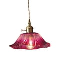 thumbnail image 3 of Tachiuwa Flower Pendant Light Flower Glass Hanging Lamp for Bedside Coffee Restaurant Small, 3 of 9
