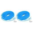 thumbnail image 1 of Unique Bargains 16.4ft Nylon Portable Clothesline Windproof Non Slip Washing Line, Blue 2 Pack, 1 of 5