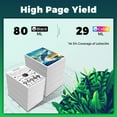 thumbnail image 6 of 712XL Ink Cartridges Compatible for HP712 Ink Cartridge Combo Pack for DesignJet T210 T250 Printer (4 Pack, 80-ml Black + 29-ml Cyan/Magenta/Yellow), 6 of 8