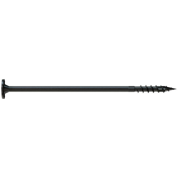 Simpson Strong-Tie 5000149 No.10 x 6.34 in. Star Round Head E-Coat Carbon Steel Wood Screws, Pack of 50