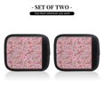 thumbnail image 3 of Luggage Handle Wraps for Suitcase - Suitcase Tags Identifiers for Suitcases, pink berry blossom flowers Floral Fun Luggage Handle Covers, Travel Luggage Accessories Essentials for Flying, 3 of 6