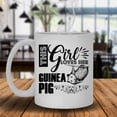 thumbnail image 2 of This Girl Loves Guinea Pig Coffee Mug, Ceramic Mug, White Tea Mug 11 oz, 2 of 3