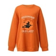 thumbnail image 3 of WXLWZYWL Halloween Sweatshirts for Women 2024 Witch Sweatshirt On A Dark Desert Highway Cool Wind In My Hair Long Sleeve Top, 3 of 3