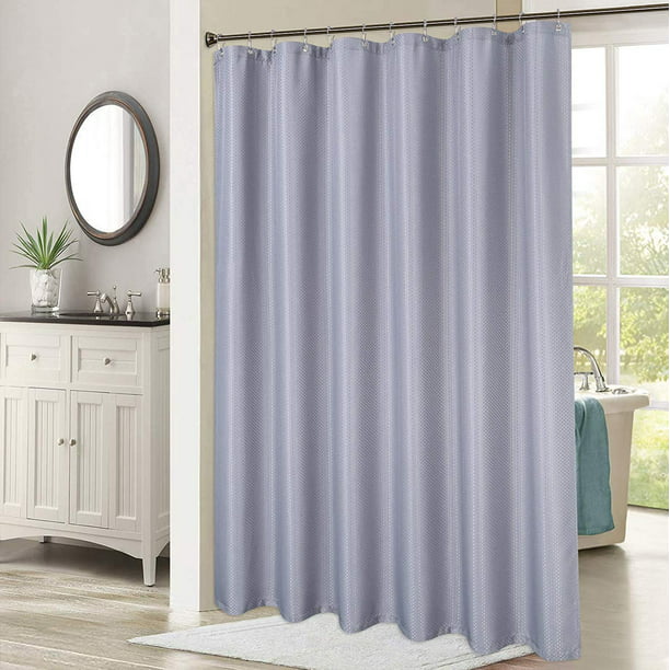 Caromio Waffle Shower Curtain With 84, Shower Curtain 84 Length