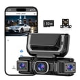 thumbnail image 1 of 3-Channel Dash Cam Front Rear and Inside, 4-in-1 Car Camera with Built-in WiFi, Vision, Loop Night FHD, 1080P WDR G, 1 of 6