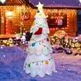 thumbnail image 2 of Costway 8FT Inflatable Christmas Tree Blow up Holiday Decoration with Rotating & LED Light, 2 of 10