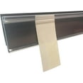 thumbnail image 6 of Price Tag molding and Ticket Holder for Retail Shelf Labels with Promotion Tag Grip Strip | Lozier, Maddix, & Gondola Shelving | 47.625"L x 1.25"H Labels | 50 Pack | Black, 6 of 14