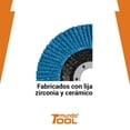 thumbnail image 2 of Disco Laminado 7' Grano 120 Centro 7/8' Truper Truper DLT-1733, 2 of 3