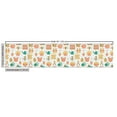 thumbnail image 3 of Ambesonne Cartoon Fabric by the Yard Upholstery, Animal Faces Rural, 10 Yards, Salmon Peach Green, 3 of 5