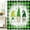 Buffalo, variant on Green Clover Shower Curtain Spring Shamrock Leaves Bathroom Curtain Set Happy St. Patricks Day Polyester Fabric Bathtub Decor with 12 Hooks 72x72 Inches