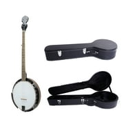 Zimtown 5-String 24 Bracket Geared Tunable Banjo High Quality with Banjos Case
