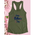 thumbnail image 3 of Happy Mothers Day Hearts Racerback Tank Women -Image by Shutterstock, Female XX-Large, 3 of 4