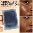 thumbnail image 2 of Charcoal Oil Absorbing Sheets, Portable Face Blotting Paper with Mirror, Oil Control Blotting Sheets for Oily Skin, Makeup Touch Up, 300 Count, 2 of 5