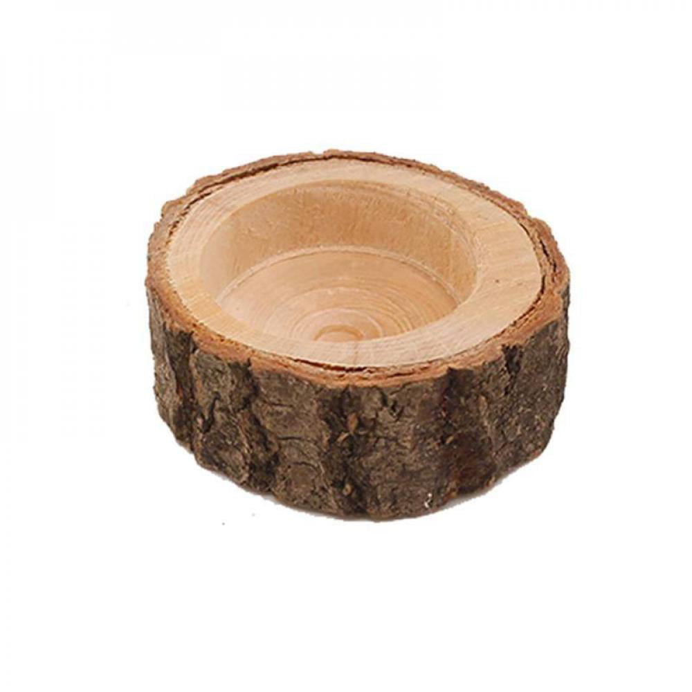 Bark Tree Natural Wood Slices Display Party Wedding Tealight Small Round 1-3 cm 