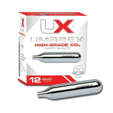 Umarex 12g Co2 Metal Cylinders for Air Guns -12 Pack