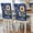MidNightBlue, variant on You Are My Sunshine Chair Back Covers, Yellow Sunflowers Cute Bees Heart Dark Gray Removable Chair Covers for Dining Chairs Set of 4, Chairs Slipcovers Back Seat Protector for Wedding Party 19"x20"