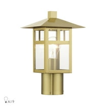 Livex Lighting - Crestlake - 1 Light Medium Outdoor Post Top Lantern-11.75
