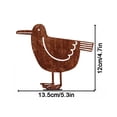 thumbnail image 3 of Metal Seagull Ornament, Cosmug Rusty Metal Bird Silhouette, Decorative Outdoor Garden Art, for Garden Decor, Yard Decor, Fence Decor and Outdoor Display, Color D, 3 of 6